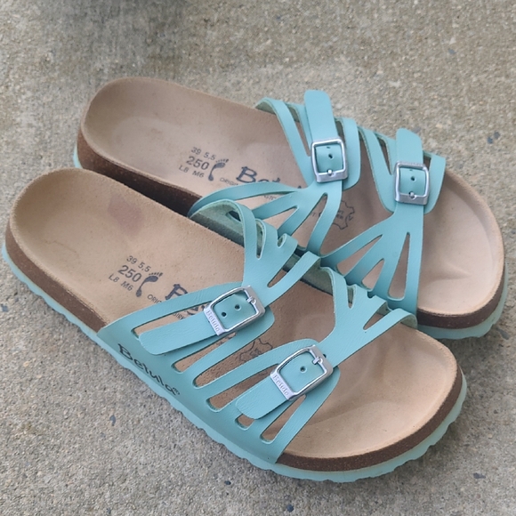 New • Rare Birkenstock Betula Seafoam Granada Sz 39 Narrower Width - Picture 1 of 4